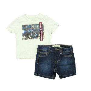 Buffalo David Bitton Boys Blue | White Apparel Sets size: 12 Months